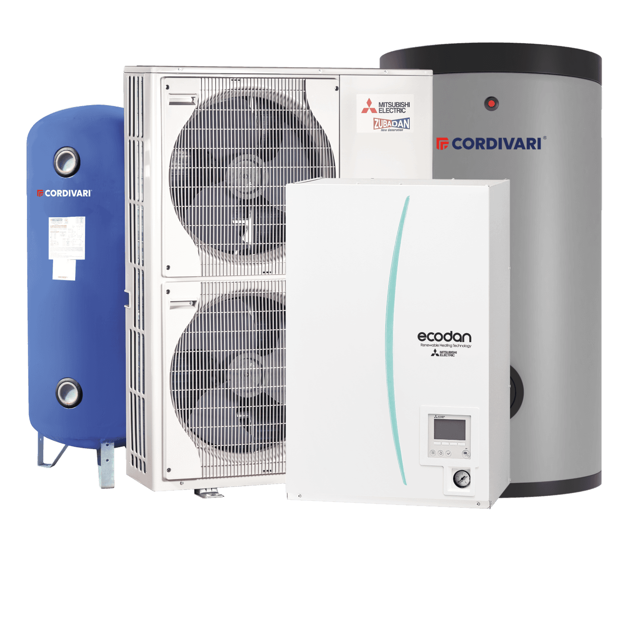 H.14HZ PACK1 Zubadan Inverter Hőszivattyú csomag