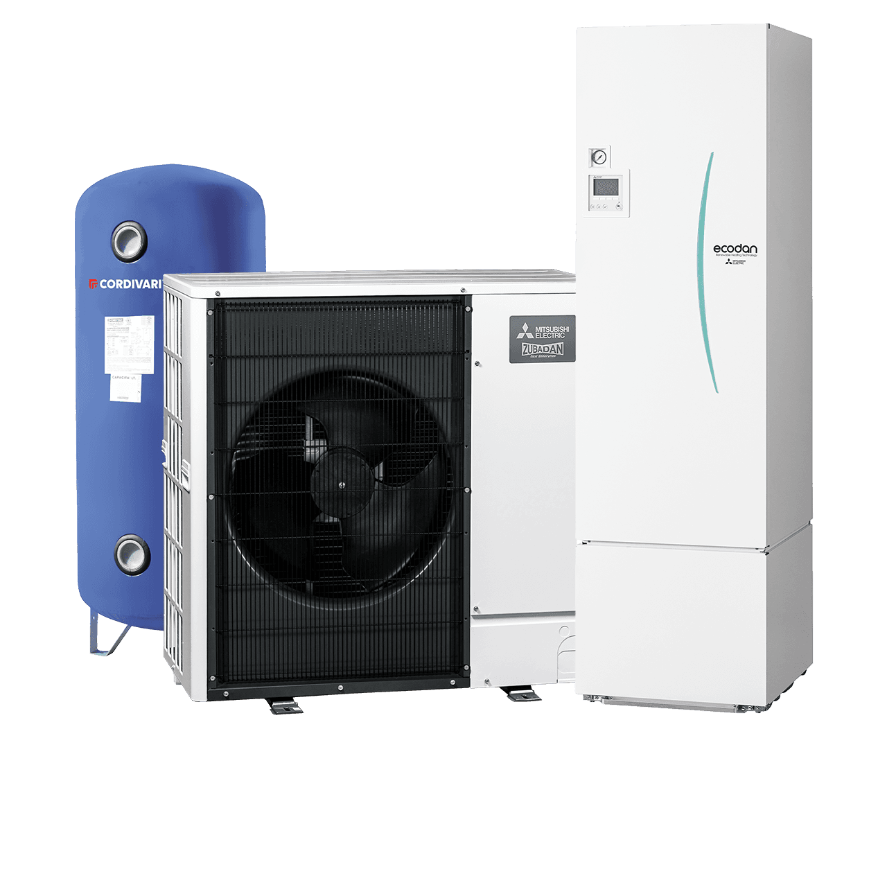 C.08UZ PACK141 Zubadan Inverter Hőszivattyú csomag
